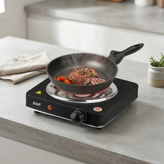 1000W Portable Single Burner Electric Stove – Compact Countertop Cooker