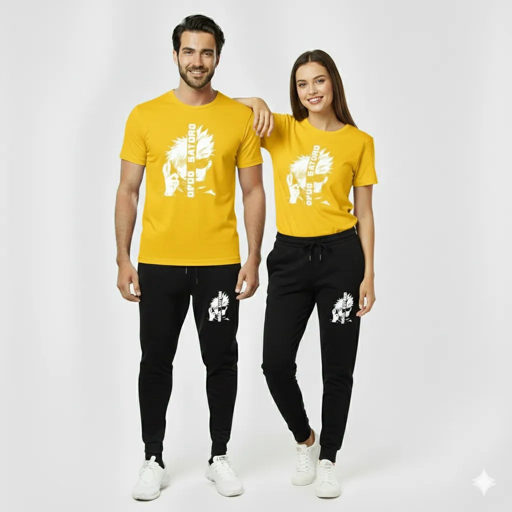 Top Trending Gojo Satoru Anime Printed Tracksuit for Men & Women (Random Color)