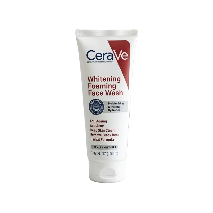 Foaming Brightening Face Wash – Deep Cleanser for Normal to Oily Skin (100ml)