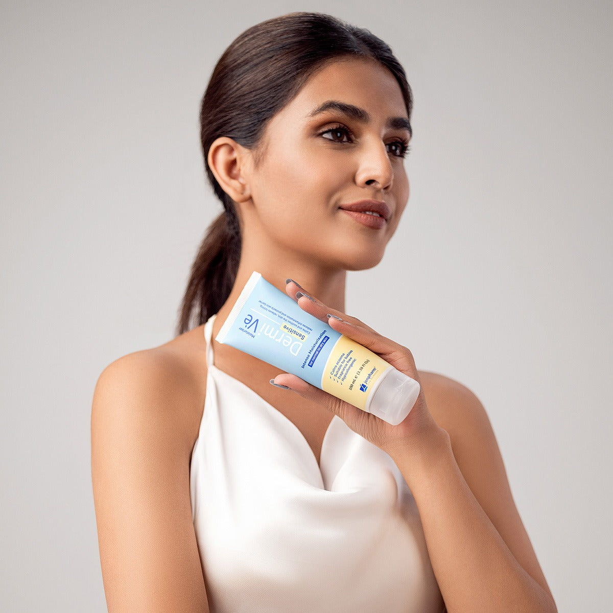 Jenpharm Dermive Sensitive Moisturizer 100ml | Gentle, Hydrating, Non-Greasy Cream for Dry, Irritated & Sensitive Skin