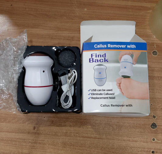 Find Back Electric Callus Remover – Rechargeable Portable Foot File Pedicure Tool