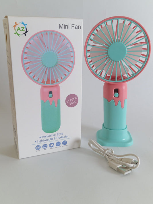Rechargeable Mini| Portable Desk & Handheld Fan