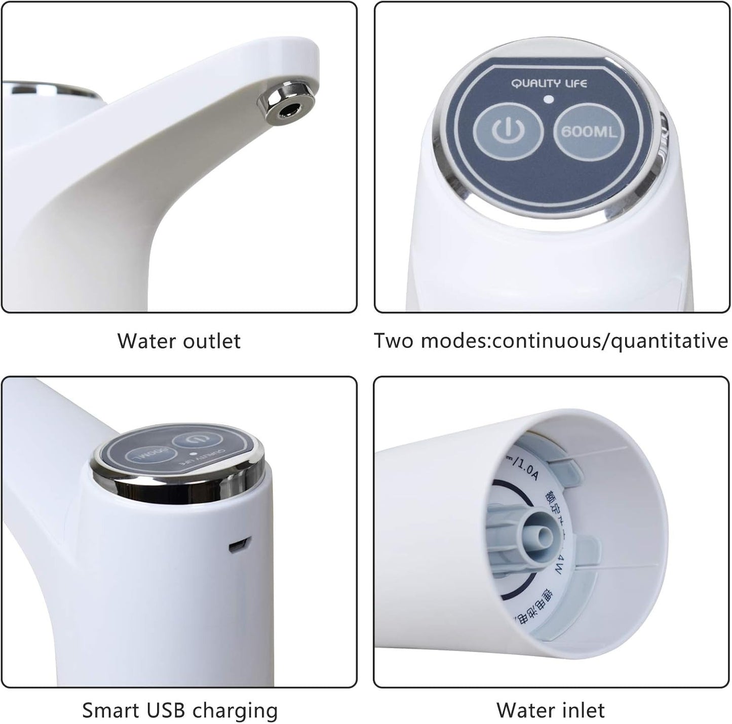 Touch Intelligent Electric Water Pump – Rechargeable  -Touch Operation (Random Color)